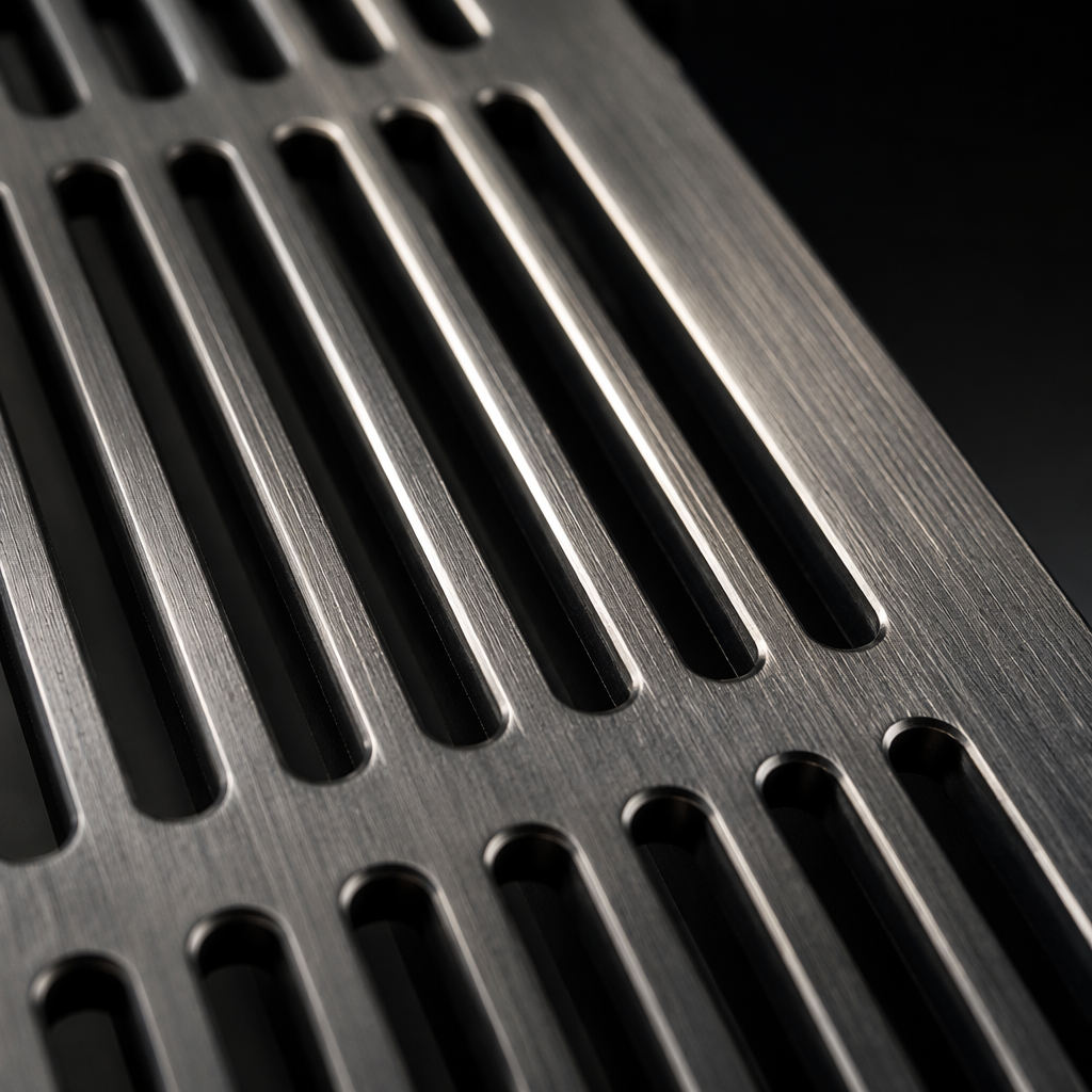Brushed gray Aluminum Honeycomb Vent Grille Mildew Resistant Kitchen Cabinet Air Vent Cover