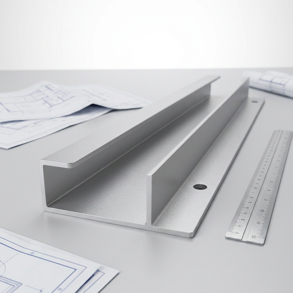 Anodized Aluminum Flush G Pulls Hidden Minimalist Cabinet Handles for Kitchen & Bathroom