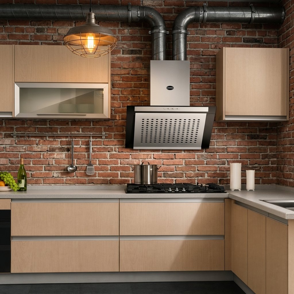 Anodized Aluminum Flush G Pulls Hidden Minimalist Cabinet Handles for Kitchen & Bathroom - scene view