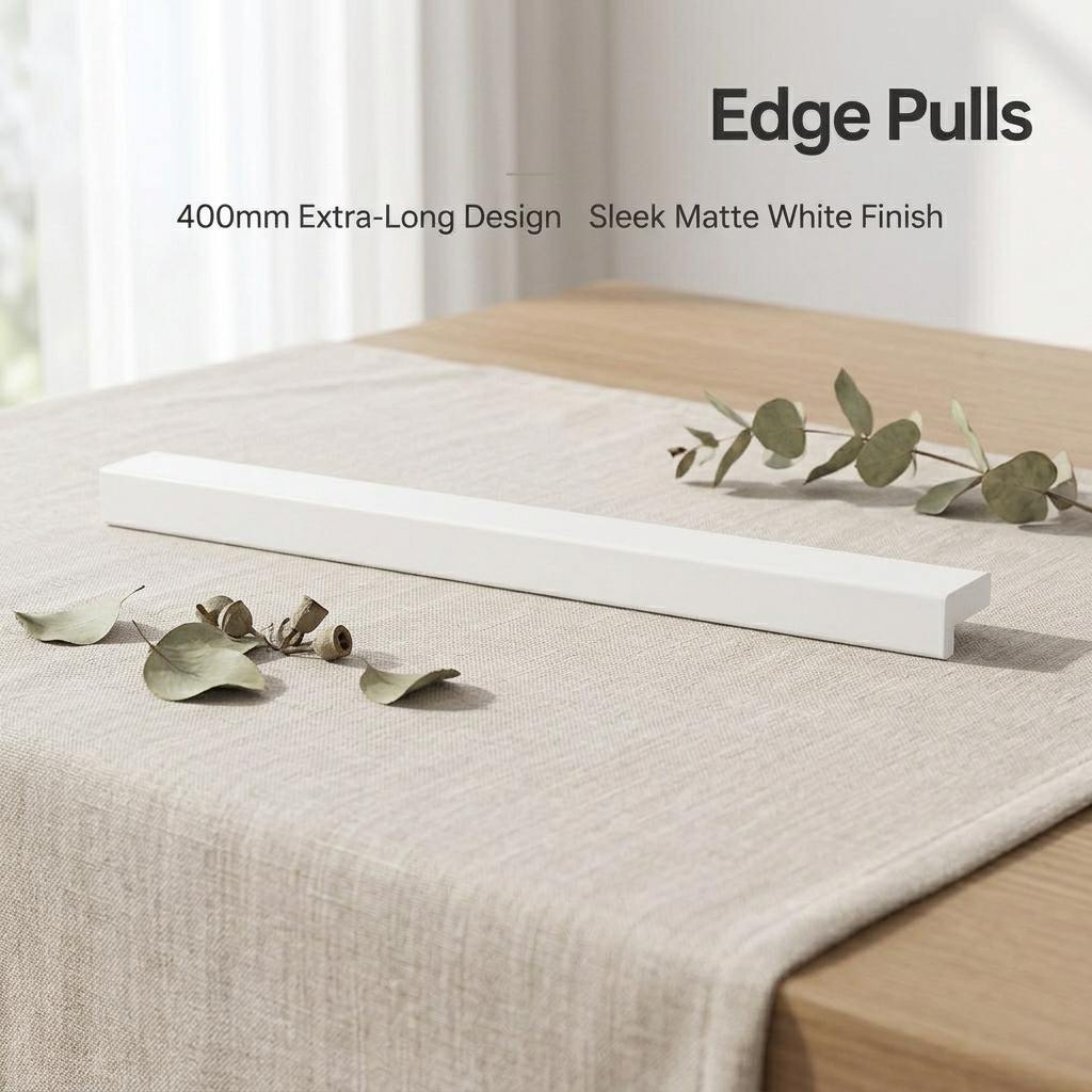 Bulk Aluminum Extruded Handles Slim Curved Kitchen Cabinet Drawer Decorative Simple Edge Factory Direct