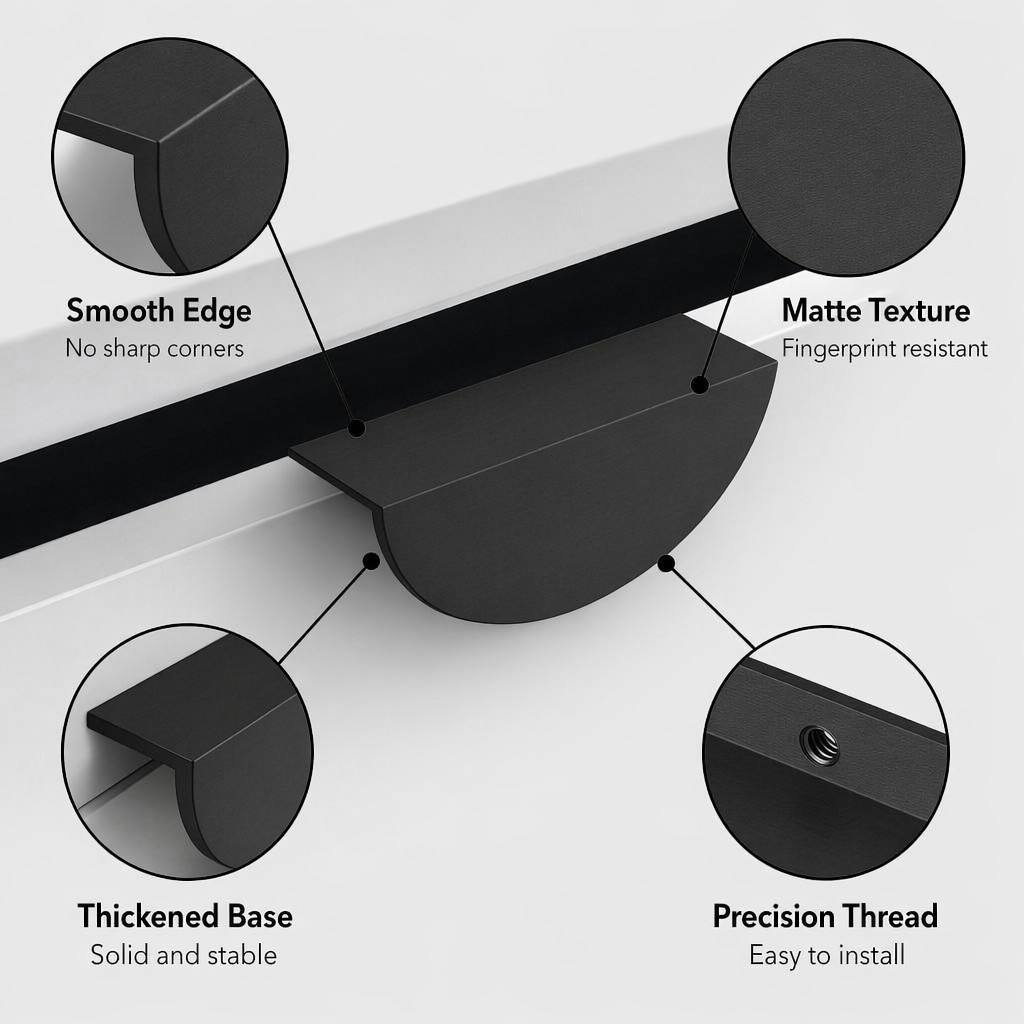 Cost-Effective Aluminum Drawer Pulls, Bathroom Vanity Cabinet Hardware Handles