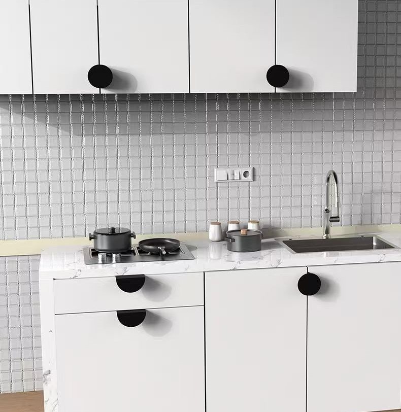 Cost-Effective Aluminum Drawer Pulls, Bathroom Vanity Cabinet Hardware Handles - scene view