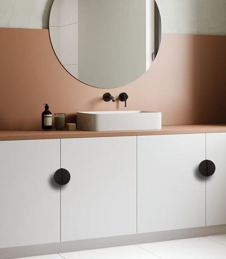 Cost-Effective Aluminum Drawer Pulls, Bathroom Vanity Cabinet Hardware Handles - scene view