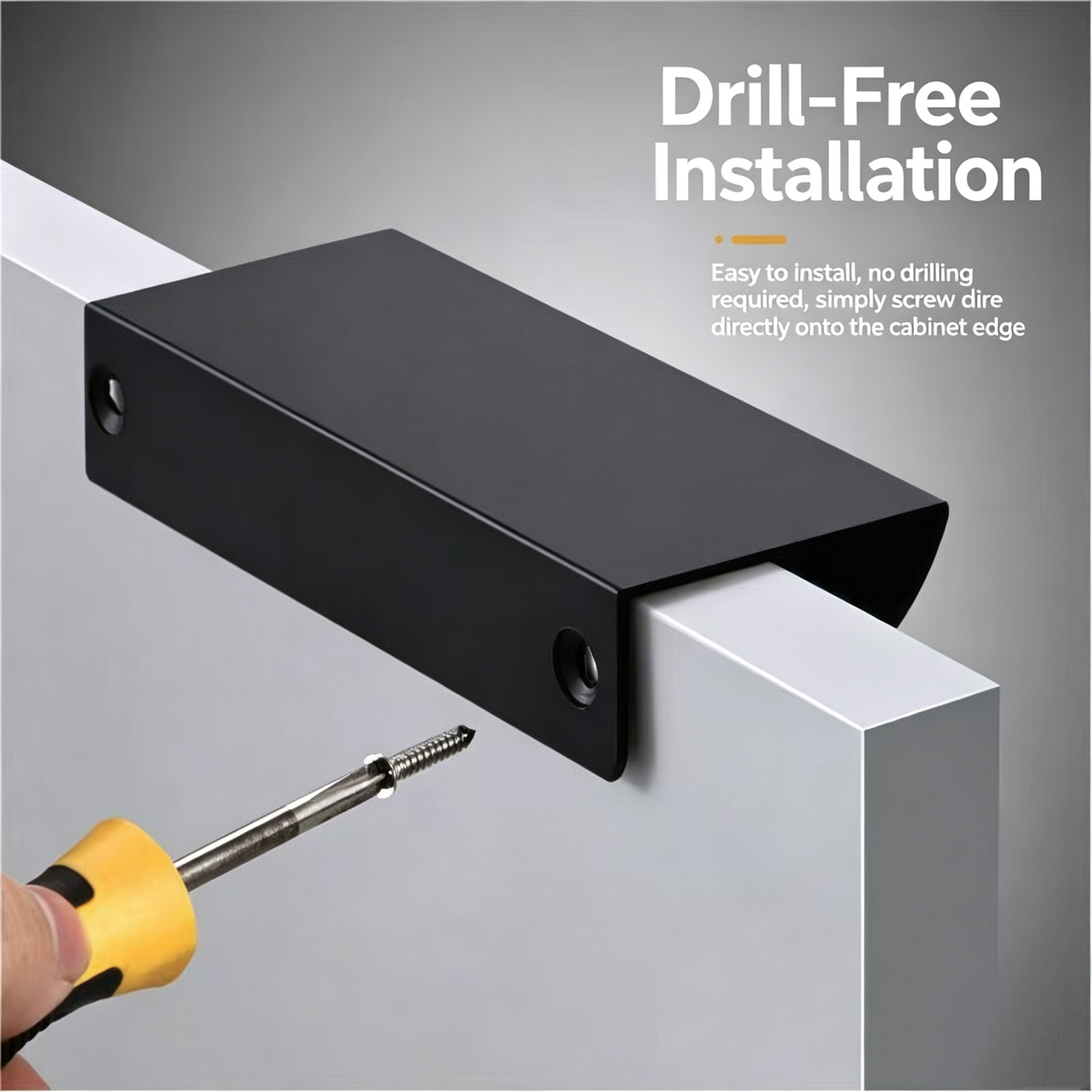 Cost-Effective Aluminum Drawer Pulls, Bathroom Vanity Cabinet Hardware Handles - scene view