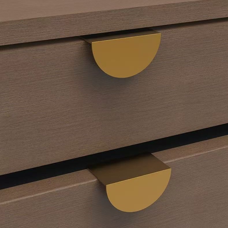 High Grade French Square Aluminum Drawer Pulls, Rust Resistant Easy Mount Handles for Dining Cabinets & Hotel Engineering Projects - scene view