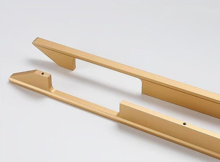 Coastal Style Square Aluminum Cabinet Drawer Pulls, Corrosion Resistant Eco-Friendly Handles for Apartment & Bistro Kitchen Cabinets