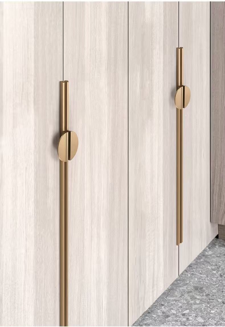 Aluminum Cabinet Drawer Handle, American Farmhouse Style Rust Resistant Kitchen Hardware, Durable Easy Install Pulls for Condo Bathroom Cupboards - scene view