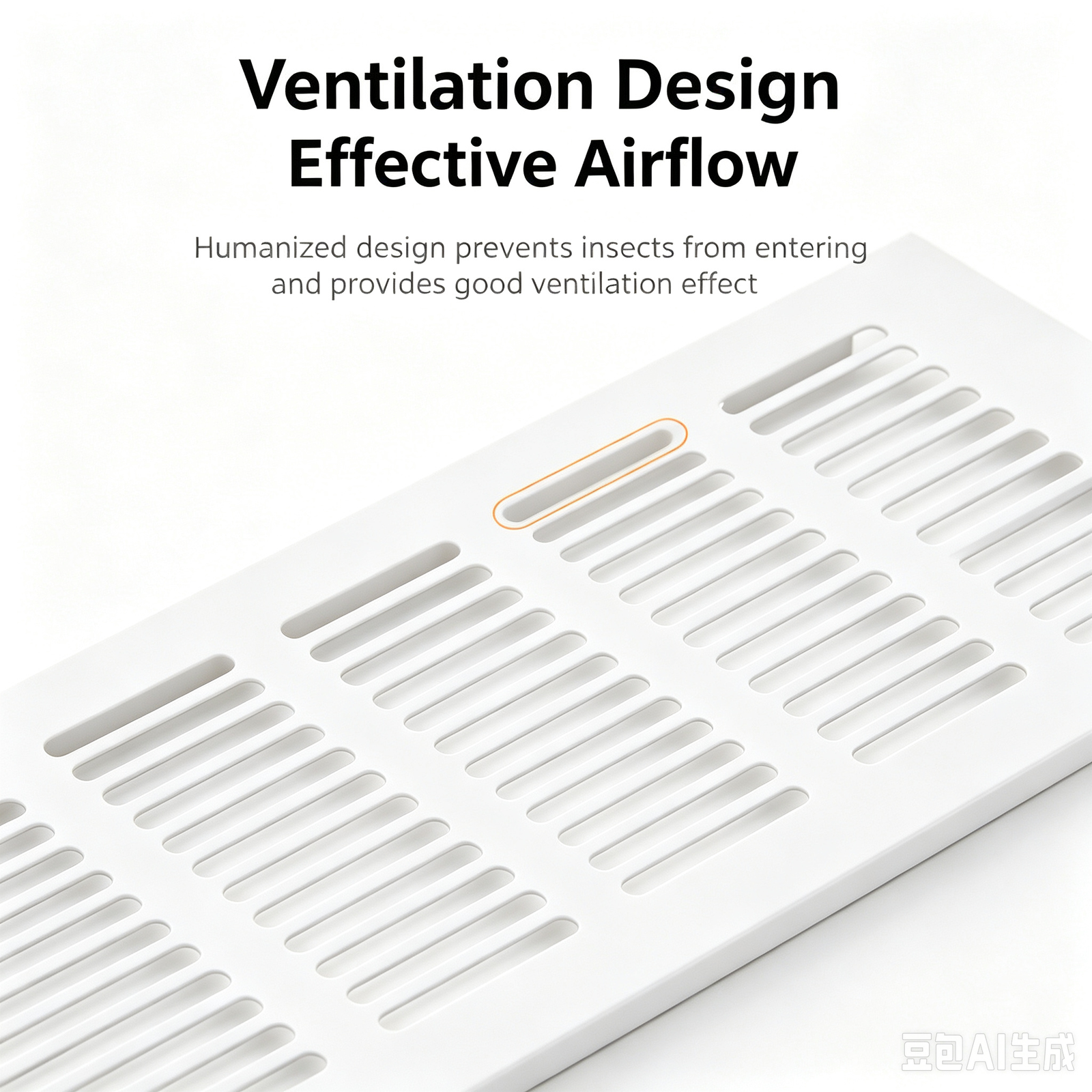 Factory wholesale natural aluminum open mesh vent grille for kitchen cabinets