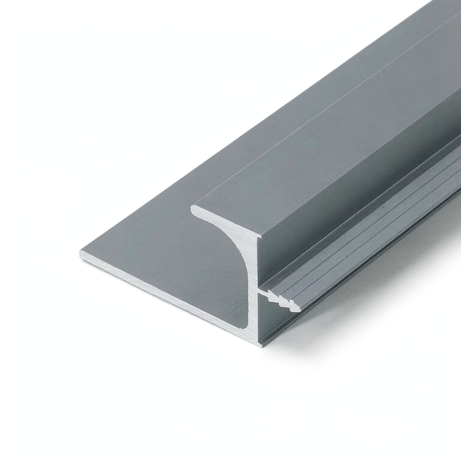 Anodized Aluminum Flush G Handles, Contemporary Invisible Cabinet Pulls for US Kitchen & Bathroom Cupboards