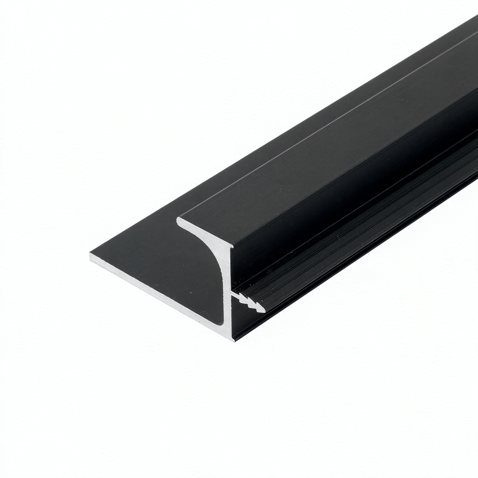 Anodized Aluminum Flush G Handles, Contemporary Invisible Cabinet Pulls for US Kitchen & Bathroom Cupboards