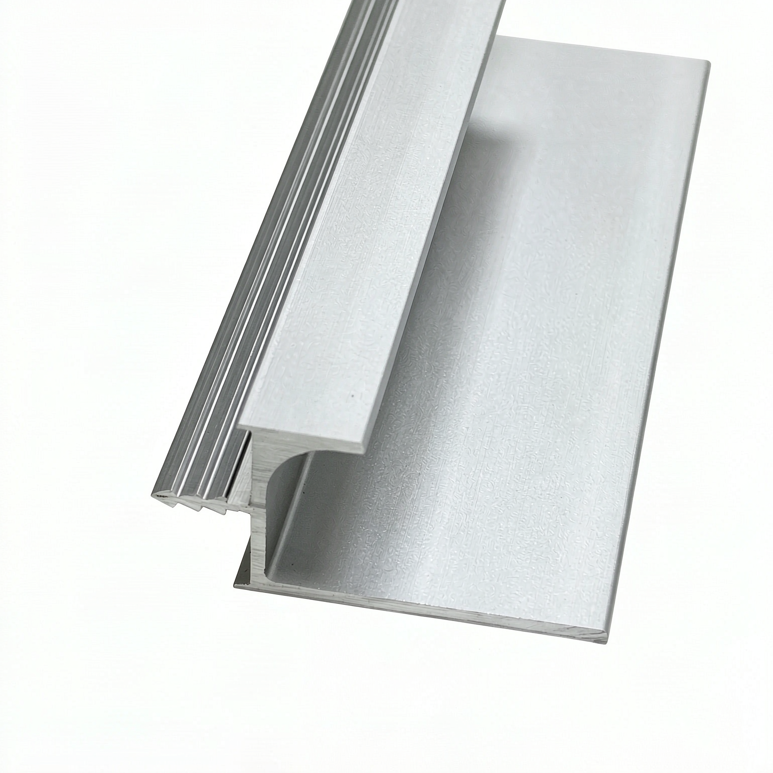Anodized Aluminum Flush G Handles, Contemporary Invisible Cabinet Pulls for US Kitchen & Bathroom Cupboards