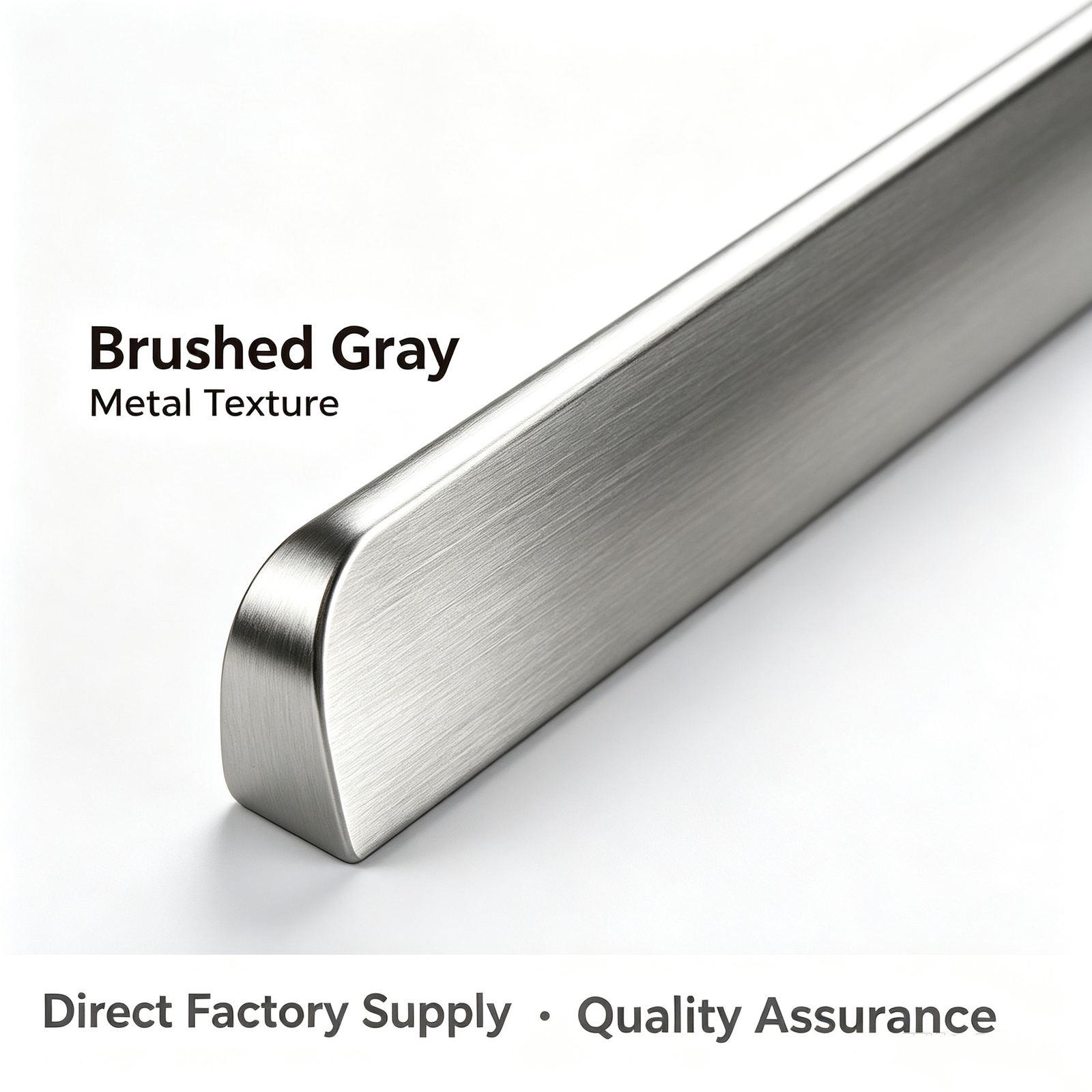 Gunmetal Anodized Aluminum Handles, Nordic Square Cabinet Pulls for US Kitchen & Bathroom Cupboards