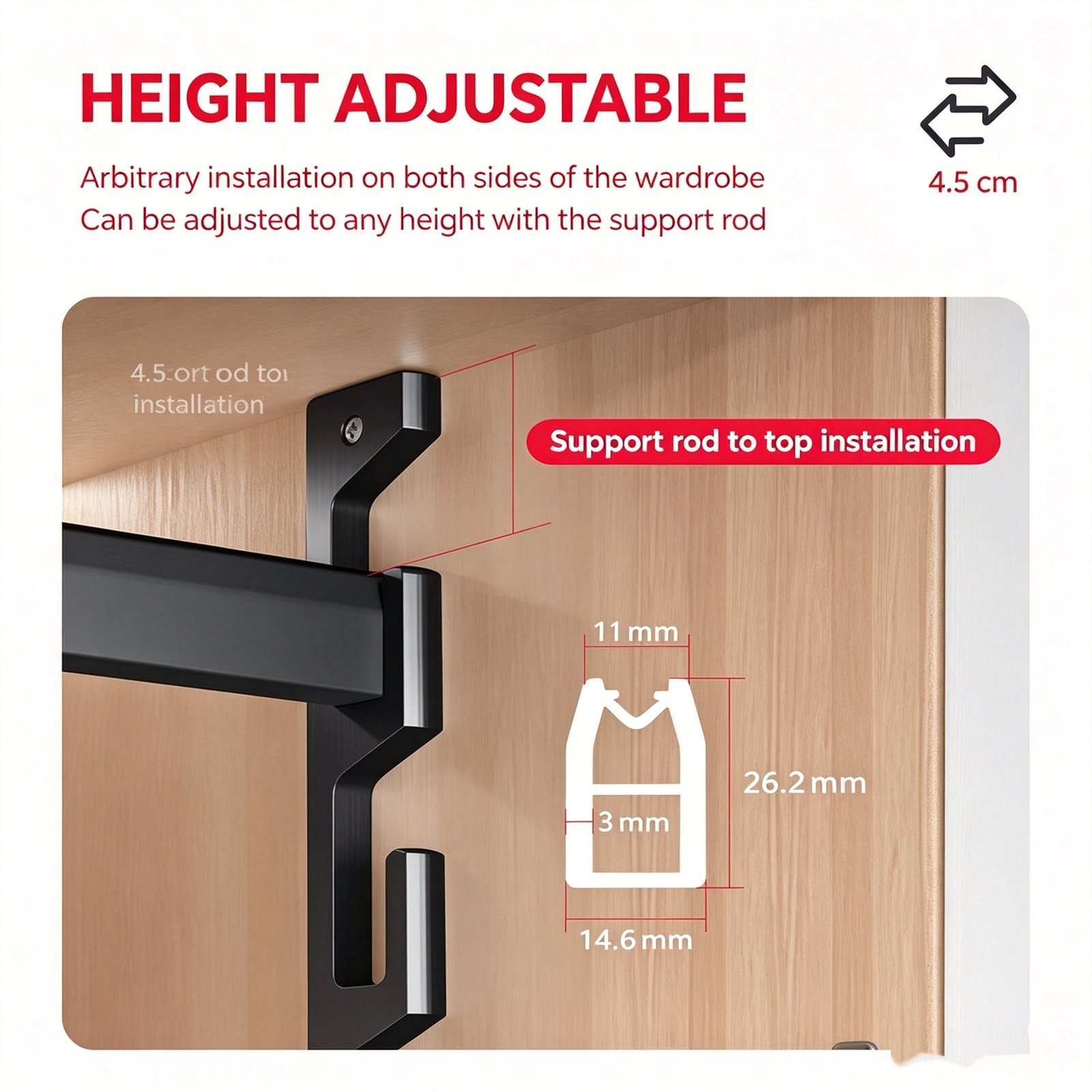 Oval Tube Rail Holder