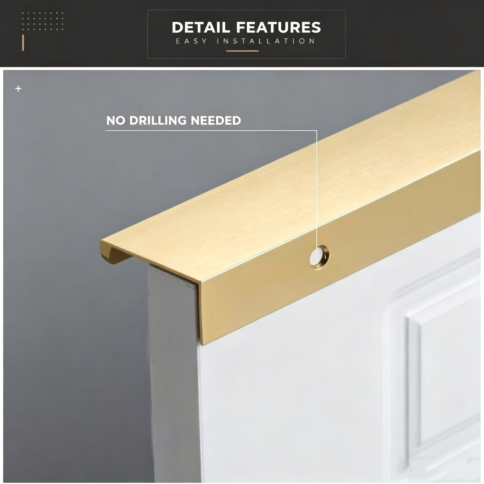 Nordic Aluminum Drawer Handle Cabinet Drawer Handle Rust Free Cabinet Hardware