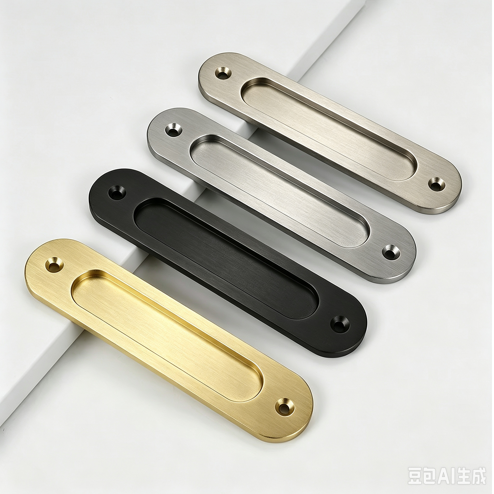 Concealed Pull Hidden Handle Recessed Door Handles Sliding Closet Door Finger Flush Pulls