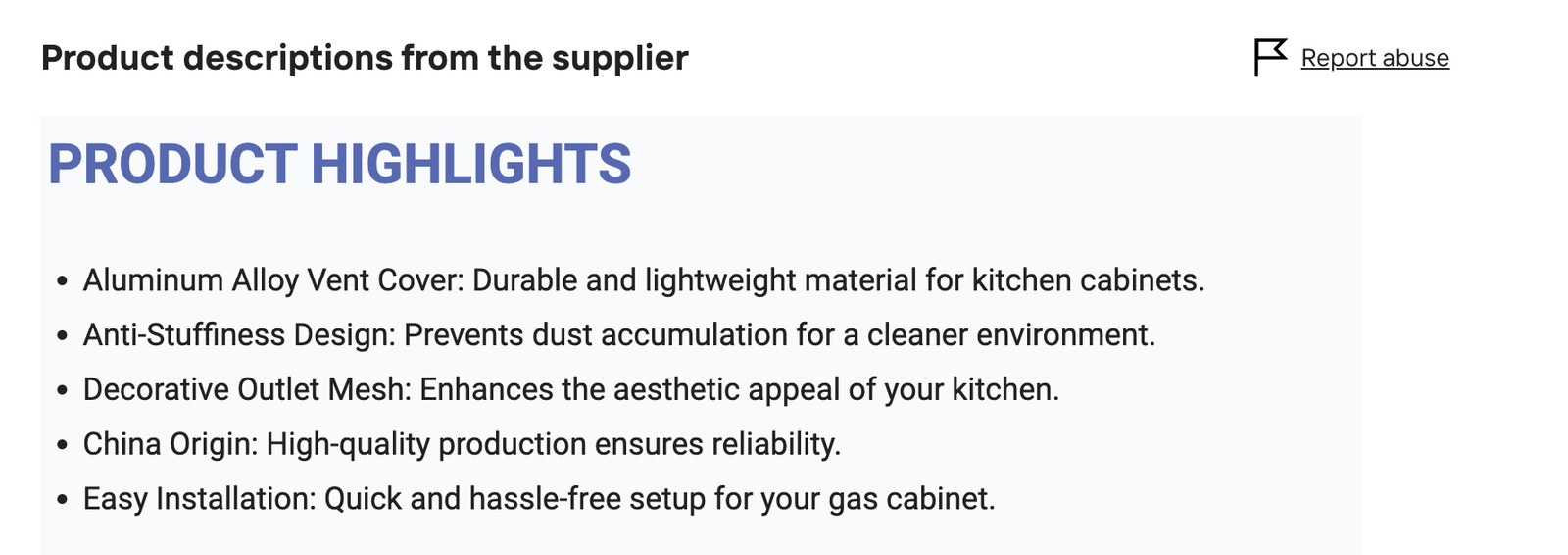 Customized OEM Kitchen Cabinet air Hole Rectangular Cupboard Breathable Aluminum Alloy Ventilation Net - FOSHAN LIKA METAL CO., LTD. factory