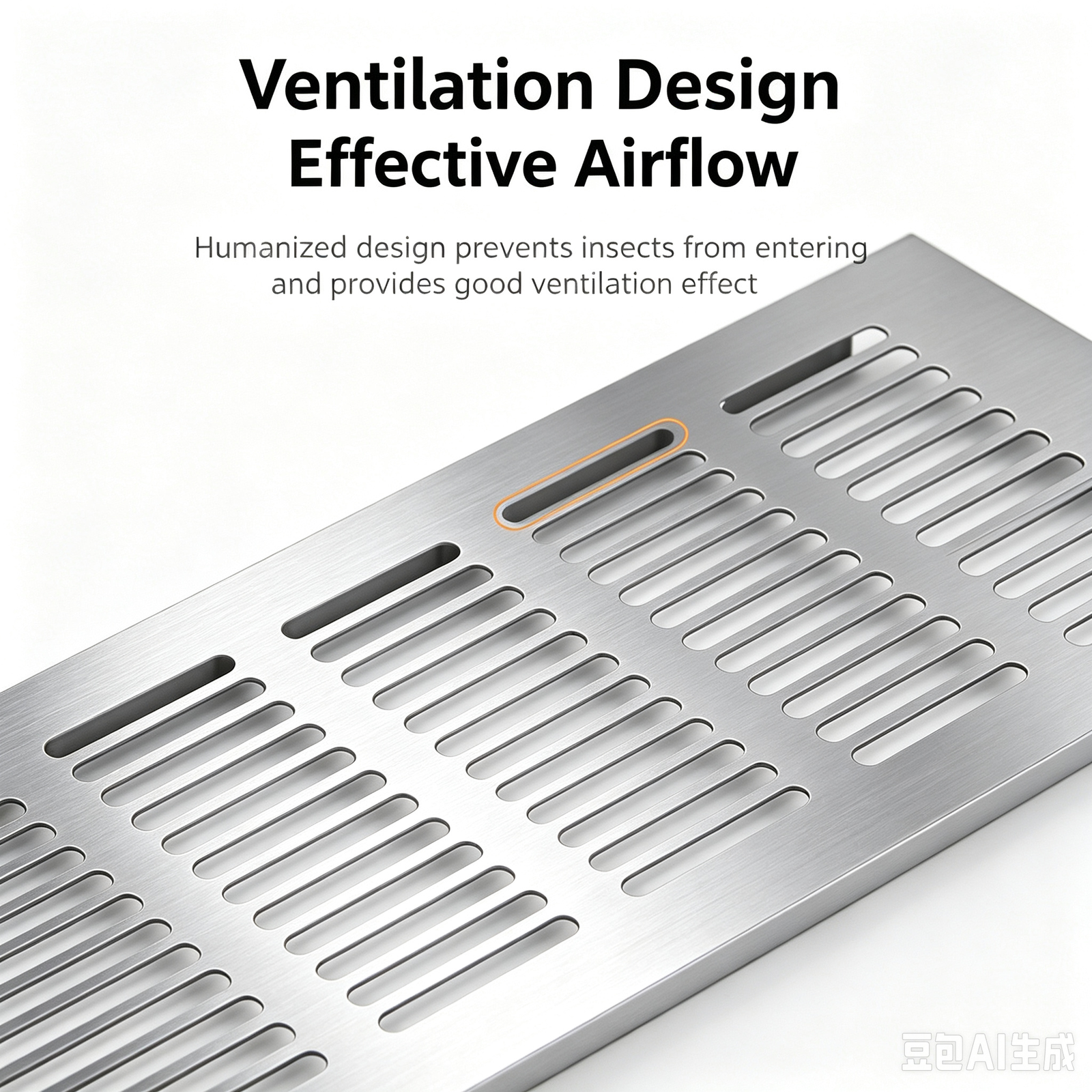 Aluminum Alloy Rectangular Grill Cover for Kitchen Cabinet Ventilation Fresh for Air Vent for Wardrobe Furniture Hardware